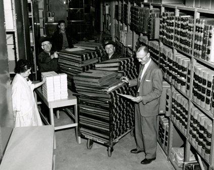 Archives staff circa 1961