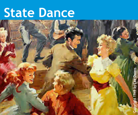 An image of the Colorado State Dance, folk and square dance.