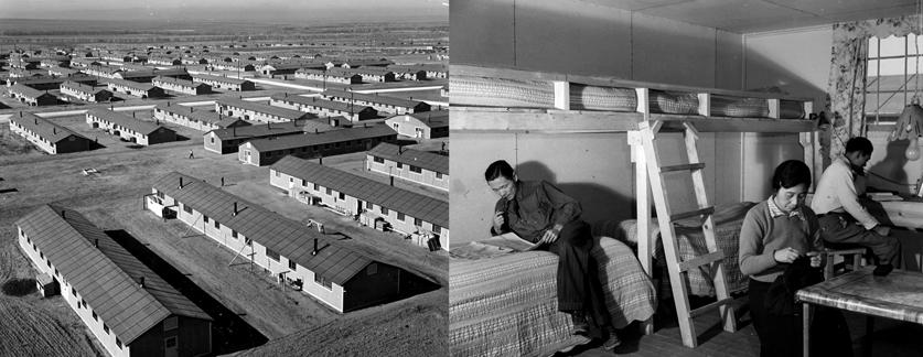 Old photos showing Amache Japanesse Internment Camp.